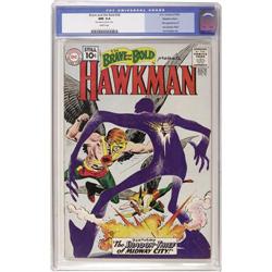 Brave and the Bold #36 Hawkman CGC NM 9.4 White
