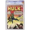 The Incredible Hulk #3 (Marvel, 1962) CGC VF