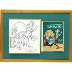 The Jetsons #21 Cover Original Art (Gold Key)