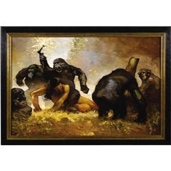 Jeffrey Jones - Tarzan and the Dum Dum Painting