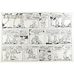 Walt Kelly - Pogo Sunday Comic Strip Original