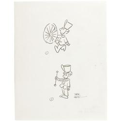 Jack Kent - "Baton Twirler" Mad Gag Sketch