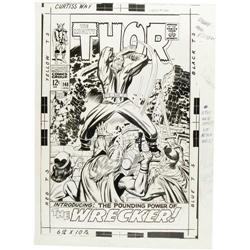Jack Kirby Thor #148 Cover Original Art