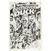 Jack Kirby Destroyer Duck Cover Original Art