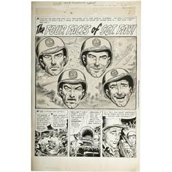 Joe Kubert - All-American Men of War #39 Splash Page 1