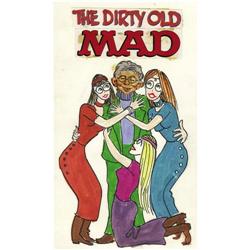 Mad Cover Preliminary Original Art, Group of 7