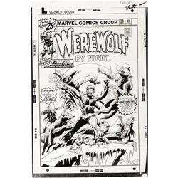 Don Perlin - Werewolf By Night #38 Cover