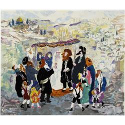 Judith Yellin- Original Serigraph  Wedding in Jerusalem II 