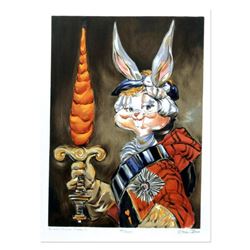 Chuck Jones "Bunny Prince Charlie" Hand Signed Limited Edition Fine Art Stone Lithograph.