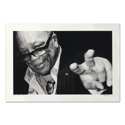 Rob Shanahan, "Quincy Jones" Hand Signed Limited Edition Giclee with Certificate of Authenticity.