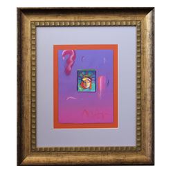 Peter Max- Original Mixed Media "Liberty Head"