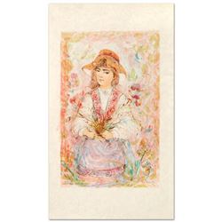 "Heidi" Limited Edition Lithograph by Edna Hibel (1917-2014), Numbered and Hand Signed with Certific