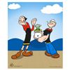 Image 1 : "Popeye Spinach" Limited Edition Popeye Sericel with Official King Features Syndicate Seal. Includes