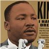 Image 2 : Steve Kaufman (1960-2010), "MLK" Limited Edition Hand Pulled Silkscreen on Canvas, Numbered 17/50 an