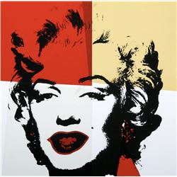 Andy Warhol- Silk Screen  Golden Marilyn 11.38 