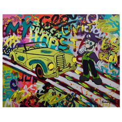 Nastya Rovenskaya- Mixed Media "About To Drive"