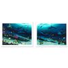 Image 1 : "Radiant Reef" Limited Edition Giclee Diptych on Canvas (35" x 26") by Wyland, Numbered and Hand Sig