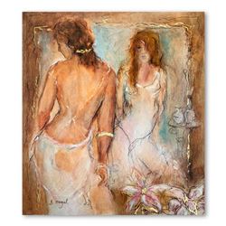 Batia Magal, "Femininity" Hand Signed Limited Edition Serigraph on Paper with Letter of Authenticity
