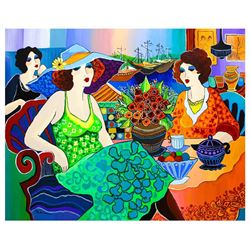 Patricia Govezensky- Original Acrylic on Canvas "Cafe De Klos"