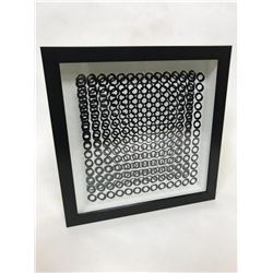 Victor Vasarely- 3D Wall Sculpture/object "Cinetiques"