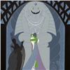 Image 2 : Erte (1892-1990), "Lovers and Idol" Limited Edition Serigraph, Numbered and Hand Signed with Certifi