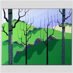 "Over Hills" Limited Edition Giclee on Canvas by Larissa Holt, Numbered and Signed. This piece comes