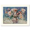 Image 1 : "Vita's Bouquet" Limited Edition Serigraph by Edna Hibel (1917-2014), Numbered and Hand Signed with 