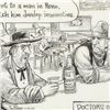 Image 2 : Bizarro, "Doctors of the Old West" is a Framed Original Pen & Ink Drawing by Dan Piraro, Hand Signed