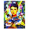 Image 1 : Nastya Rovenskaya- Original Oil on Canvas "Have Fun with Audrey Hepburn"