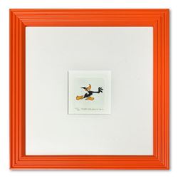 "Daffy Duck" Framed Limited Edition Etching with Hand-Tinted Color and Numbered.