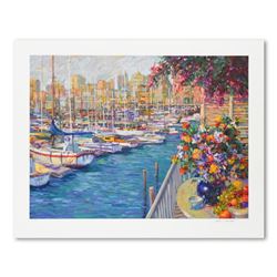 Henri Plisson, "Mediterranean Sunrise" Limited Edition Serigraph, Numbered and Hand Signed with Lett