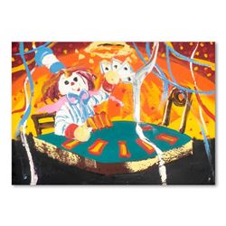 Paul Blaine Henrie (1932-1999), "Blackjack Beats 21" Hand Signed Original Painting on Canvas (30"x40