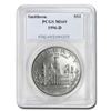 Image 1 : 1996-D Smithsonian $1 Silver Commem MS-69 PCGS