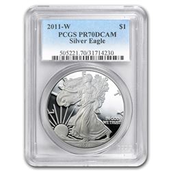 2011-W Proof Silver American Eagle PR-70 PCGS