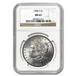 1898-S Morgan Dollar MS-63 NGC