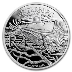 2018 South Africa 1 oz Silver Waterberg Biosphere (Cape Griffon)