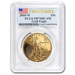 2018-W 1 oz Proof Gold American Eagle PR-70 PCGS (FS)