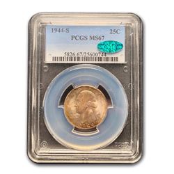 1944-S Washington Quarter MS-67 PCGS CAC