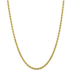 10k Yellow Gold 4 mm Diamond-cut Rope Chain - 28 in.