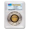 Image 1 : 2019 Tuvalu 2 oz Silver Antiqued Abacus MS-70 PCGS (FirstStrike®)