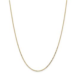 14k Yellow Gold 1.40 mm Diamond Cut Cable Chain - 30 in.