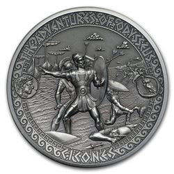 2018 Solomon Isl. Antique Silver Adventures of Odysseus Cicones