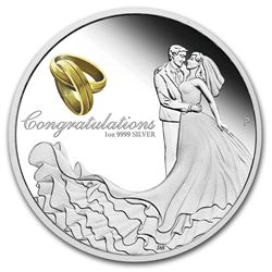 2020 Australia 1 oz Silver Wedding Proof