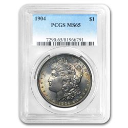 1904 Morgan Dollar MS-65 PCGS