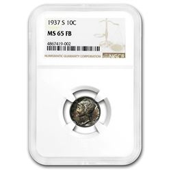 1937-S Mercury Dime MS-65 NGC (FB)