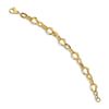 Image 2 : 14k Yellow Gold Gold Polished Fancy Link Bracelet - 7 in.