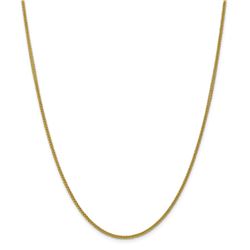 14k Gold 2 mm Semi-solid 3-Wire Wheat Chain Necklace - 20 in.