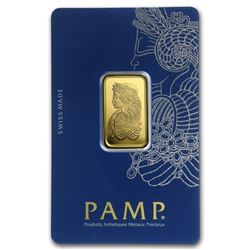 10 gram Gold Bar - PAMP Suisse Lady Fortuna Veriscan® (In Assay)