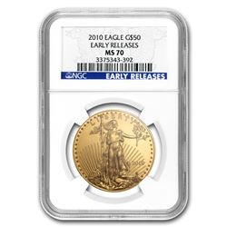 2010 1 oz Gold American Eagle MS-70 NGC (Early Releases)