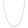 Image 1 : 14k Gold 1.3 mm Heavy-Baby Rope Chain Necklace - 24 in.